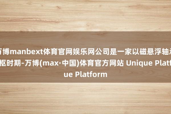 万博manbext体育官网娱乐网公司是一家以磁悬浮轴承为中枢时期-万博(max·中国)体育官方网站 Unique Platform